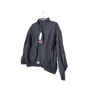 Alpha Industries Track Jacket Mens Medium Gray Standard Cloth UO Windbreaker